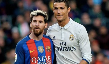 Messi elogia carreira de CR7 após vitória do Inter Miami no Mundial (Foto: Reprodução) Messi elogia carreira de CR7 após vitória do Inter Miami no Mundial (Foto: Reprodução)