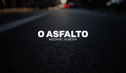 O asfalto (Foto: criação IA)