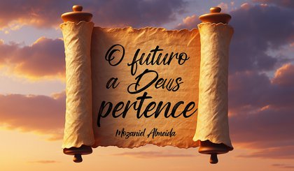 O futuro a Deus pertence (Foto: criação IA)