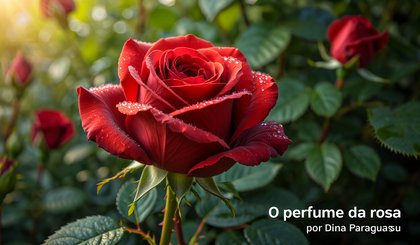 O perfume da rosa (Foto: Gerado por IA)