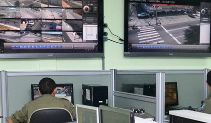 Rafael Fonteles anuncia inauguração de sistema de videomonitoramento. (Foto: Divulgação/Polícia Militar)