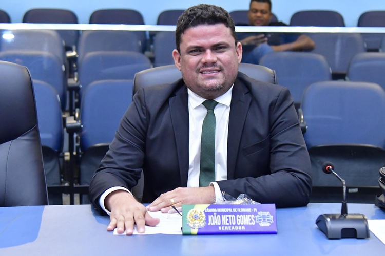 Vereador João Neto Gomes, de Floriano (PI).