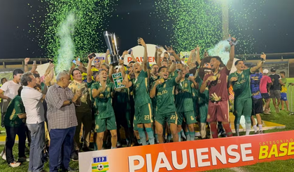Atlético-PI fatura taça do Campeonato Piauiense Sub-20 - 2025. (Foto: Julio Costa)