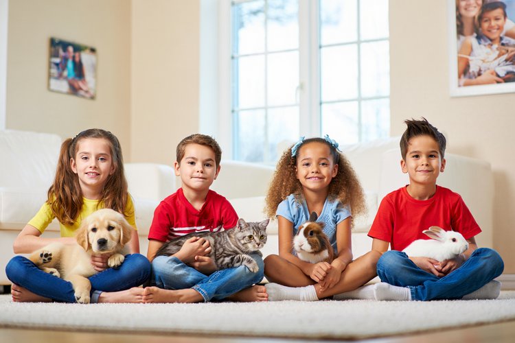 Especialista fala sobre benefícios de crianças que crescem com um pet.
