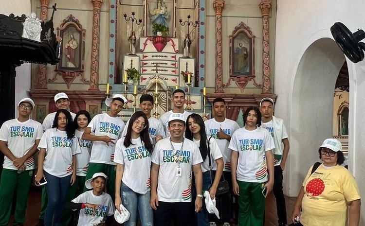 Estudantes se encantam com história e cultura em vivência promovida pelo Projeto Turismo Escolar