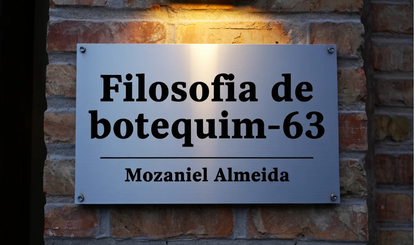 Filosofia de botequim - 63 (Foto: Gerado por IA)
