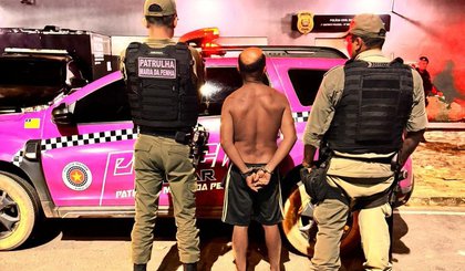 Homem é preso suspeito de agarrar e tentar invadir casa de mulher em São Raimundo Nonato (Foto: Divulgação/PM-PI)
