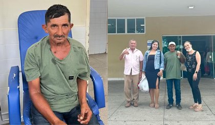 Idoso desaparecido por mais de 40 anos se reencontra com a família no interior do Piauí (Foto: Reprodução) Idoso desaparecido por mais de 40 anos se reencontra com a família no interior do Piauí (Foto: Reprodução)