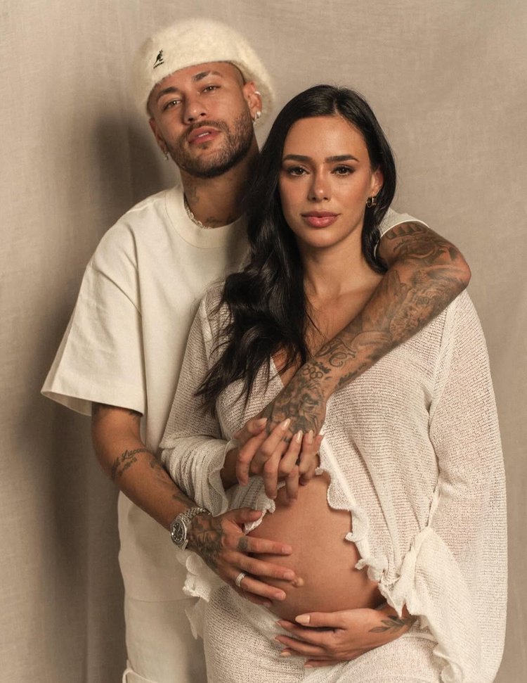 Mel, segunda filha de Neymar e Bruna Biancardi, nasceu neste sábado, 5, em São Paulo