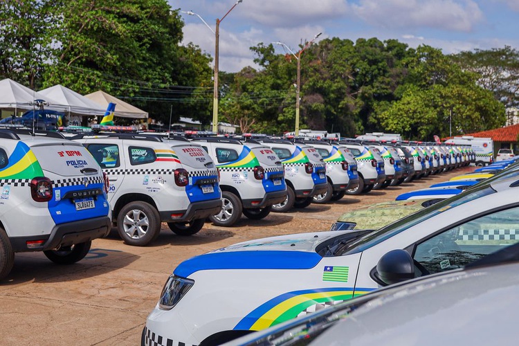 No campo da estrutura, foram investidos R$ 157,9 milhões exclusivamente em equipamentos e materiais operacionais, incluindo 624 viaturas.