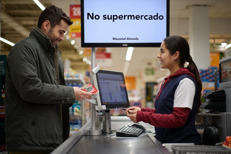 No supermercado