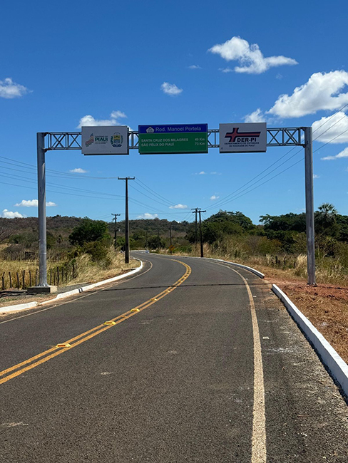 Nova rodovia PI-225 liga Aroazes a Santa Cruz e impulsiona turismo no Piauí