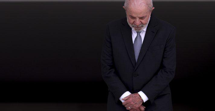 O atual presidente Luiz Inácio Lula da Silva
