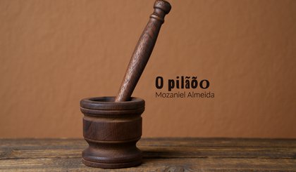 O pilão (Foto: criação IA)