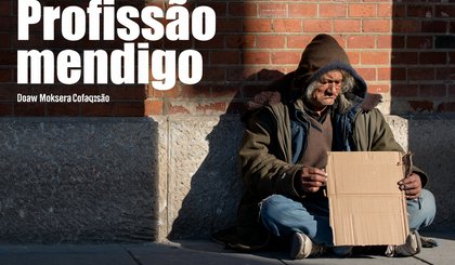 Profissão: mendigo. (Foto: Gerado por IA)