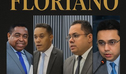 Ação de Impugnação em Floriano envolve Joilson Rodrigues. Felipe Vieira , Dessim Almeida e James Rodrigues. (Foto: META IA) Ação de Impugnação em Floriano envolve Joilson Rodrigues. Felipe Vieira , Dessim Almeida e James Rodrigues. (Foto: META IA)