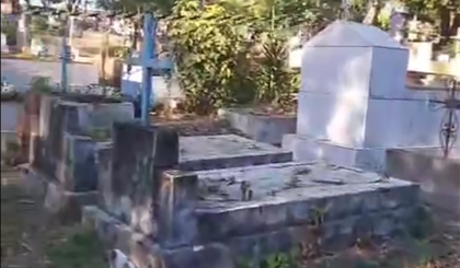 Adolescente de 17 anos é executado com nove tiros dentro de cemitério em Teresina (Foto: Reprodução) Adolescente de 17 anos é executado com nove tiros dentro de cemitério em Teresina (Foto: Reprodução)