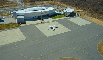 Aeroporto de São Raimundo Nonato. (Foto: Reprodução/Prefeitura de São Raimundo Nonato.)