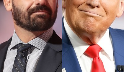 Eduardo Bolsonaro - Trump (Foto: META IA) Eduardo Bolsonaro - Trump (Foto: META IA)