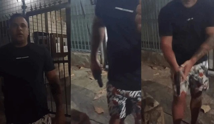 Entregador é baleado no pé por policial penal após recusar subir em prédio no Rio (Foto: Reprodução) Entregador é baleado no pé por policial penal após recusar subir em prédio no Rio (Foto: Reprodução)