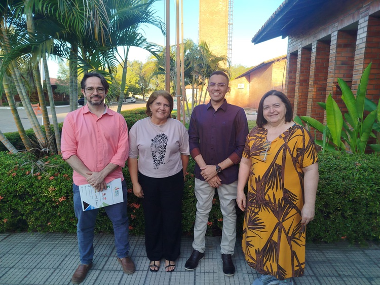 Equipe do IFPI que recebeu Átila Lira no IFPI Floriano