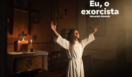 Eu, o exorcista (Foto: Gerado por IA)