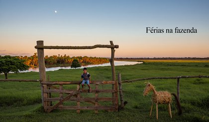 Férias na fazenda (Foto: Gerado por IA)