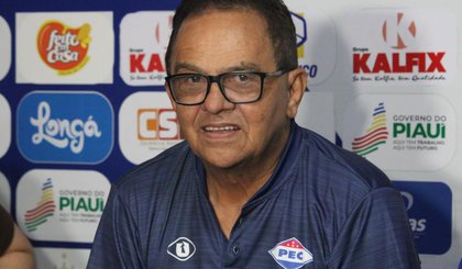 Francisco Diá, coordenador técnico do Piauí. (Foto: Maurício Soares/ge)