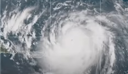 Furacão Erin atinge categoria 5 e coloca ilhas do Caribe em alerta máximo (Foto: Reprodução)