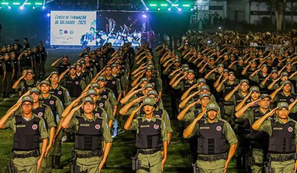Governador nomeia 650 soldados e reafirma meta de chegar a 4 mil novos agentes de segurança até 2026. (Foto: Divulgação/Governo do Piauí) Governador nomeia 650 soldados e reafirma meta de chegar a 4 mil novos agentes de segurança até 2026. (Foto: Divulgação/Governo do Piauí)