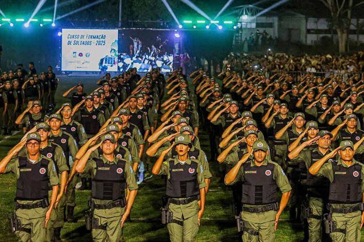 Governador nomeia 650 soldados e reafirma meta de chegar a 4 mil novos agentes de segurança até 2026.