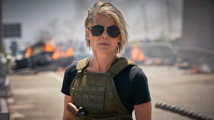 Linda Hamilton em "O Exterminador do Futuro: Destino Sombrio" (2019) (Foto: Divulgação) Linda Hamilton em "O Exterminador do Futuro: Destino Sombrio" (2019) (Foto: Divulgação)