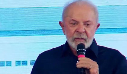 Lula deu a declaração durante discurso na cerimônia de inauguração de uma fábrica de hemoderivados em Goiana (PE), nesta quinta-feira, 14 (Foto: Reprodução/Youtube/Canal Gov)