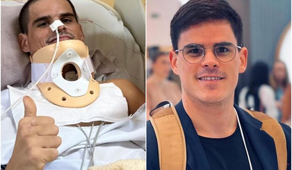 Médico Brenno Andrade recebe alta da UTI após grave acidente de bicicleta (Foto: Reprodução) Médico Brenno Andrade recebe alta da UTI após grave acidente de bicicleta (Foto: Reprodução)
