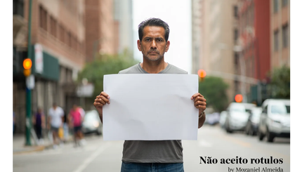 Não aceito rotulos (Foto: Gerado por IA)