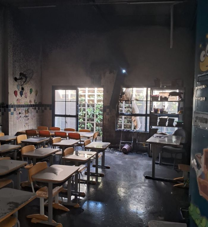Princípio de incêndio em CMEI de Teresina é controlado rapidamente; ninguém ficou ferido