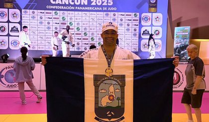 Cabo Stanley Torres conquista tetracampeonato Panamericano de Judô Veteranos, no México. (Foto: Ascom/PM-PI) Cabo Stanley Torres conquista tetracampeonato Panamericano de Judô Veteranos, no México. (Foto: Ascom/PM-PI)