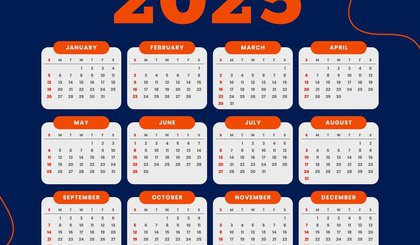 Calendário 2025 (Foto: Reprodução) Calendário 2025 (Foto: Reprodução)