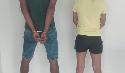 Casal é preso suspeito de estupro de vulnerável contra criança no Piauí (Foto: PM-PI)