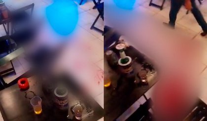 Casal sofre ataque em bar na Zona Norte de Teresina. (Foto: Reprodução/Redes Sociais)