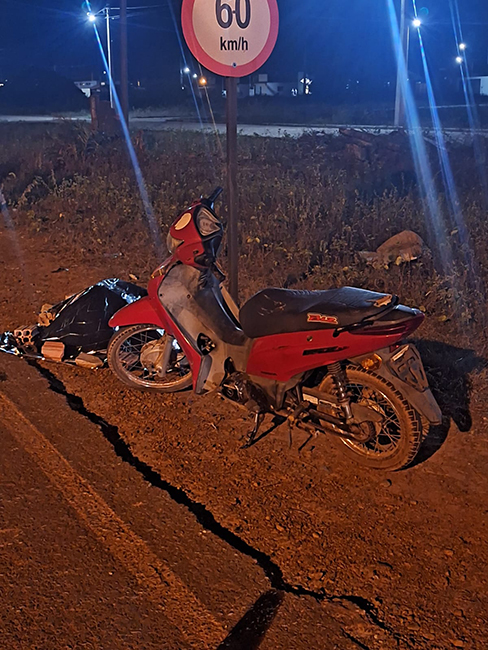 Motociclista de 47 anos morreu após colidir com animal na PI-112