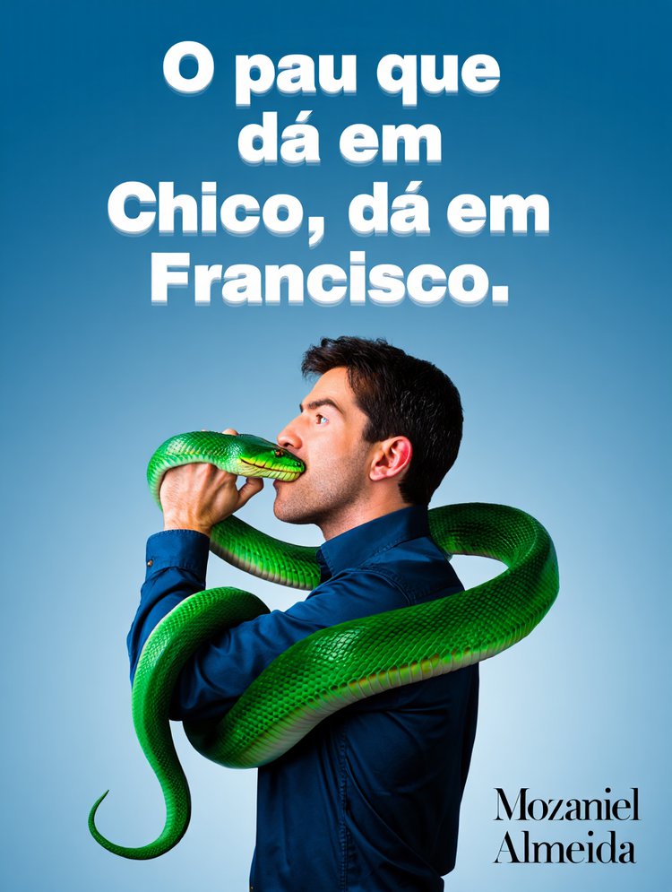 O pau que dá em Chico, dá em Francisco.