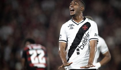 Rayan celebra gol do Vasco contra o Flamengo (Foto: Matheus Lima/Vasco) Rayan celebra gol do Vasco contra o Flamengo (Foto: Matheus Lima/Vasco)