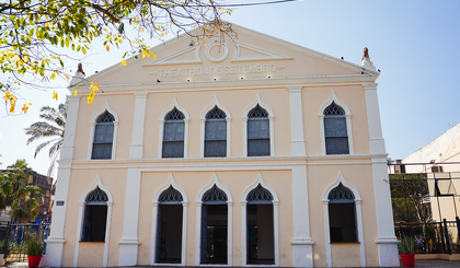 Teatro 4 de Setembro é símbolo da campanha nacional do Dia Mundial da Limpeza (Foto: Divulgação Servfaz) Teatro 4 de Setembro é símbolo da campanha nacional do Dia Mundial da Limpeza (Foto: Divulgação Servfaz)