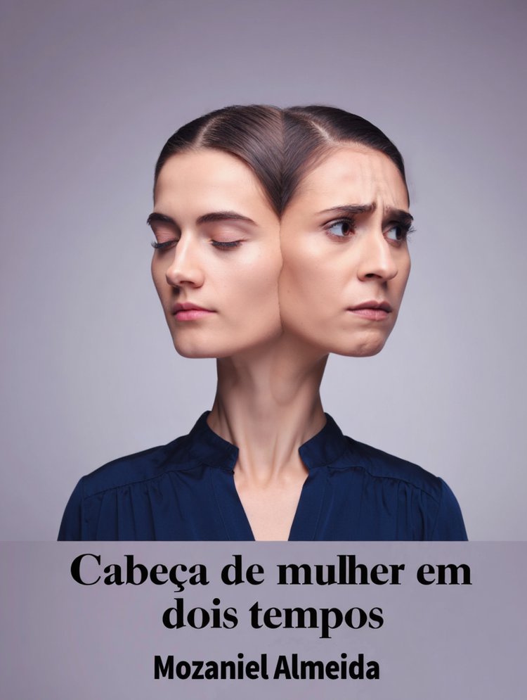 Cabeça de mulher em dois tempos