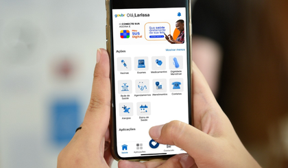 Carteira de vacinação e cartão do SUS podem ser acessados e salvos no celular (Foto: Ministério da Saúde) Carteira de vacinação e cartão do SUS podem ser acessados e salvos no celular (Foto: Ministério da Saúde)