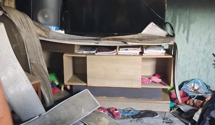 Família faz vaquinha após incêndio destruir apartamento no Orgulho do Piauí, em Teresina (Foto: Reprodução) Família faz vaquinha após incêndio destruir apartamento no Orgulho do Piauí, em Teresina (Foto: Reprodução)