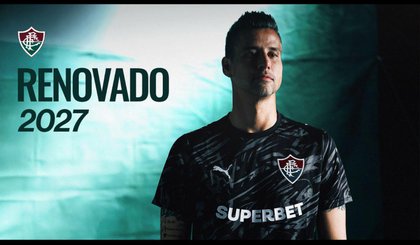 Fluminense renova contrato de Fábio até 2027 (Foto: Divulgação / Fluminense) Fluminense renova contrato de Fábio até 2027 (Foto: Divulgação / Fluminense)