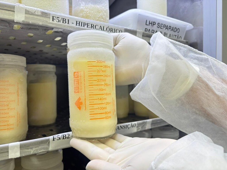 Foram beneficiados 2.786 bebês prematuros, por meio das doações de mães lactantes.