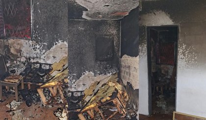Gato é salvo de incêndio em apartamento de Teresina (Foto: Divulgação/Corpo de Bombeiros) Gato é salvo de incêndio em apartamento de Teresina (Foto: Divulgação/Corpo de Bombeiros)
